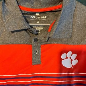 Clemson Tigers polo dri-fit. XL. New with tags. Colosseum.